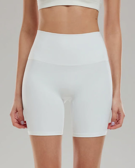 Shorts Ensfarvet Yoga Sport