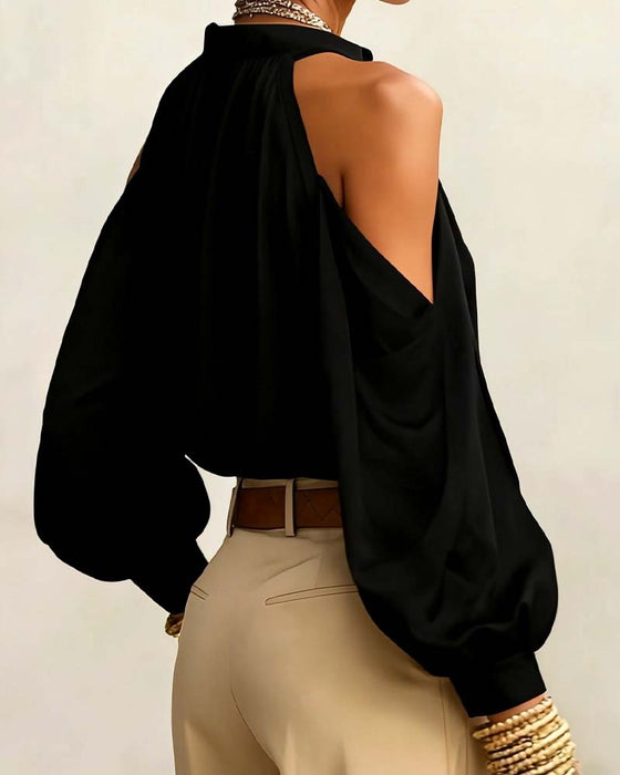Bluse Off Shoulder Mode