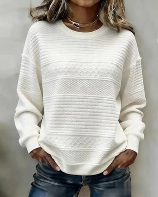Sweatshirt Twist Rund Hals