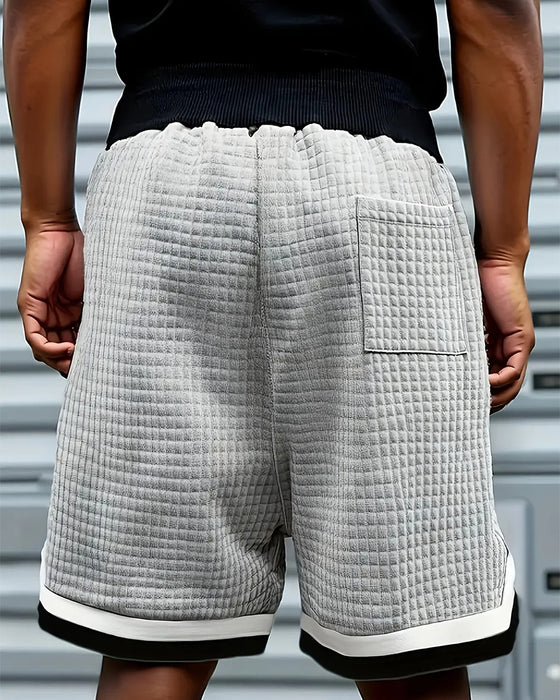 Shorts Vaffeltekstur Snøre