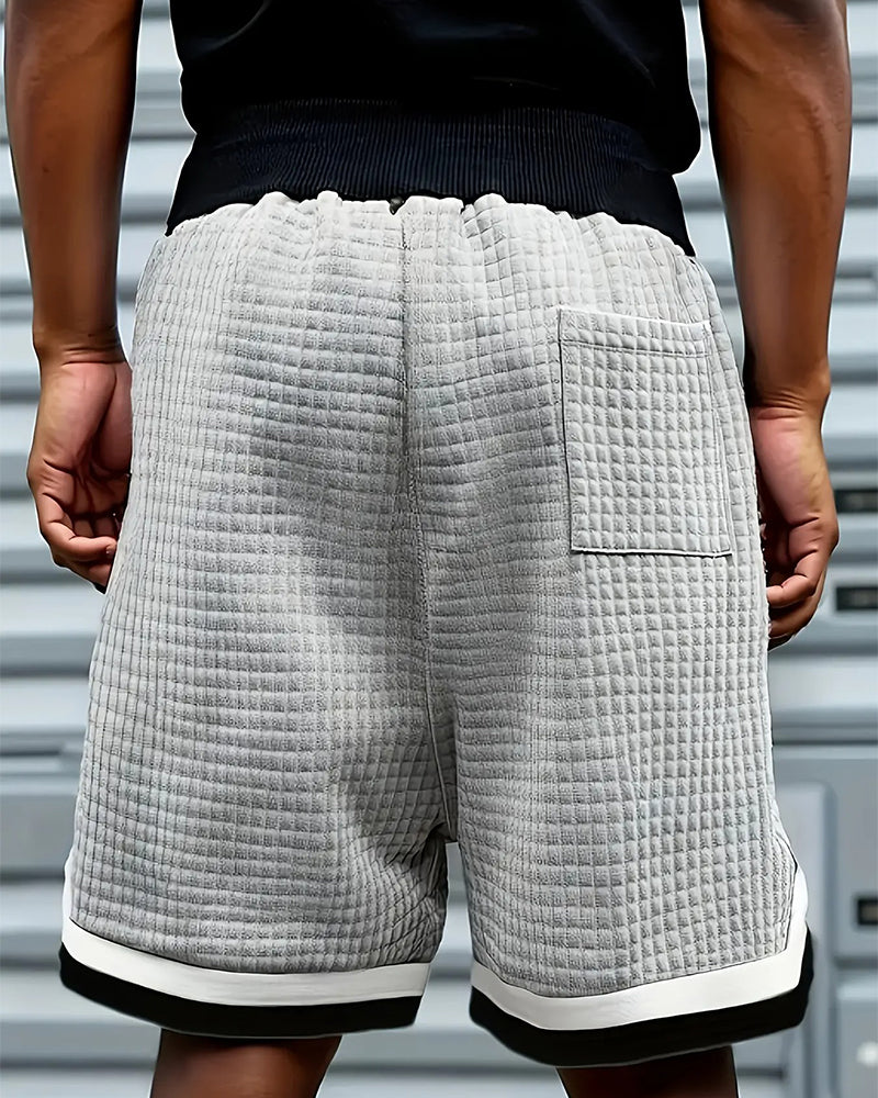 Shorts Vaffeltekstur Snøre