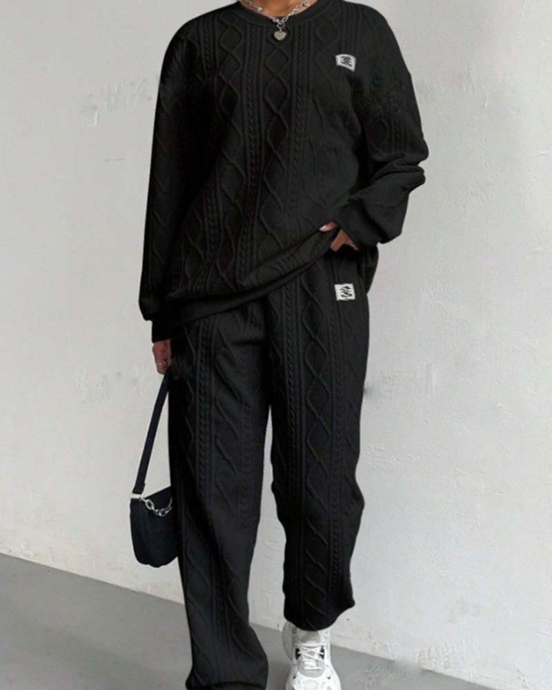 Topless Sæt Trådet Jacquard Casual