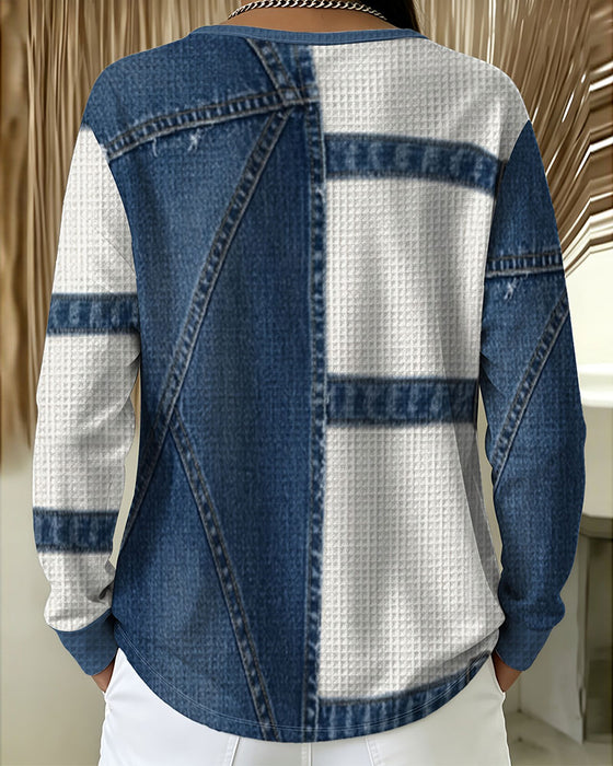 Top Halv Lynlås Casual Design