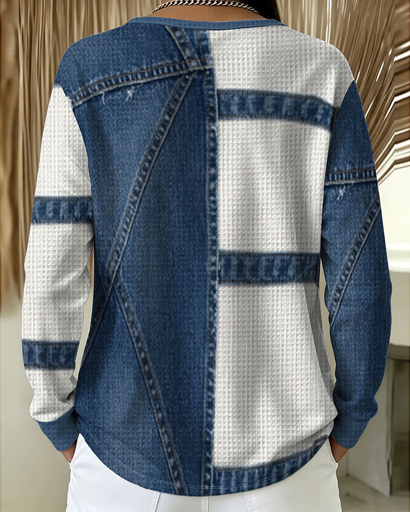 Top Halv Lynlås Casual Design