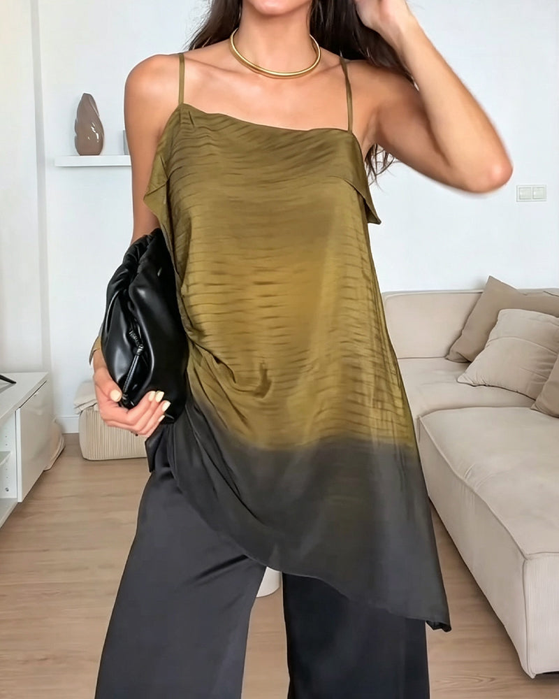 Cami Top Ombre Farveblok
