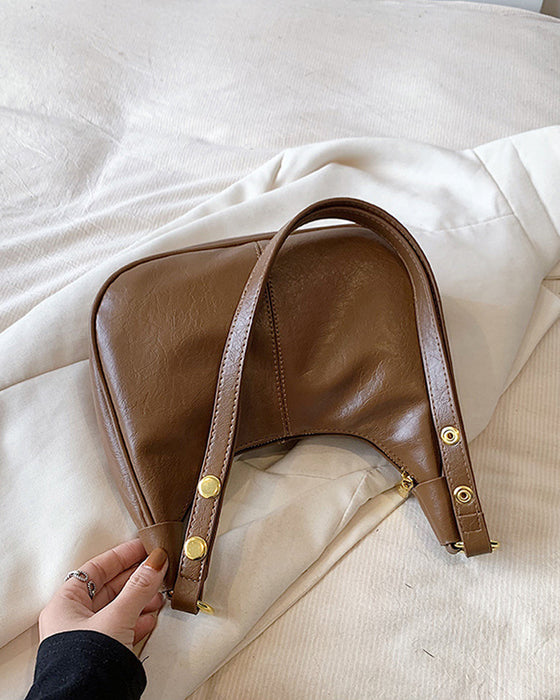 Taske Vokset Læder Armhule