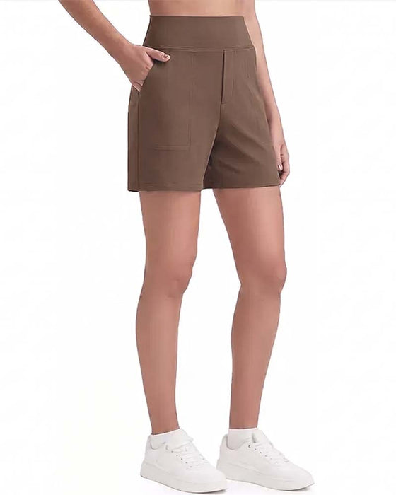 Shorts Høj Talje Atletisk Løb