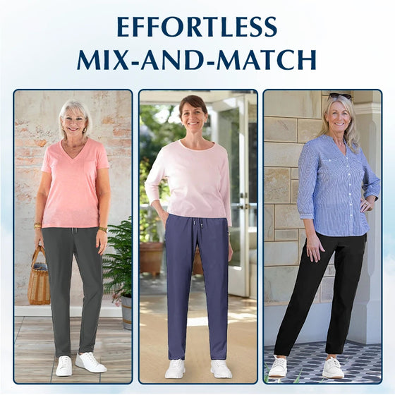 StretchActive - Damebukser Ultra Stræk IsSilke Komfort Casual