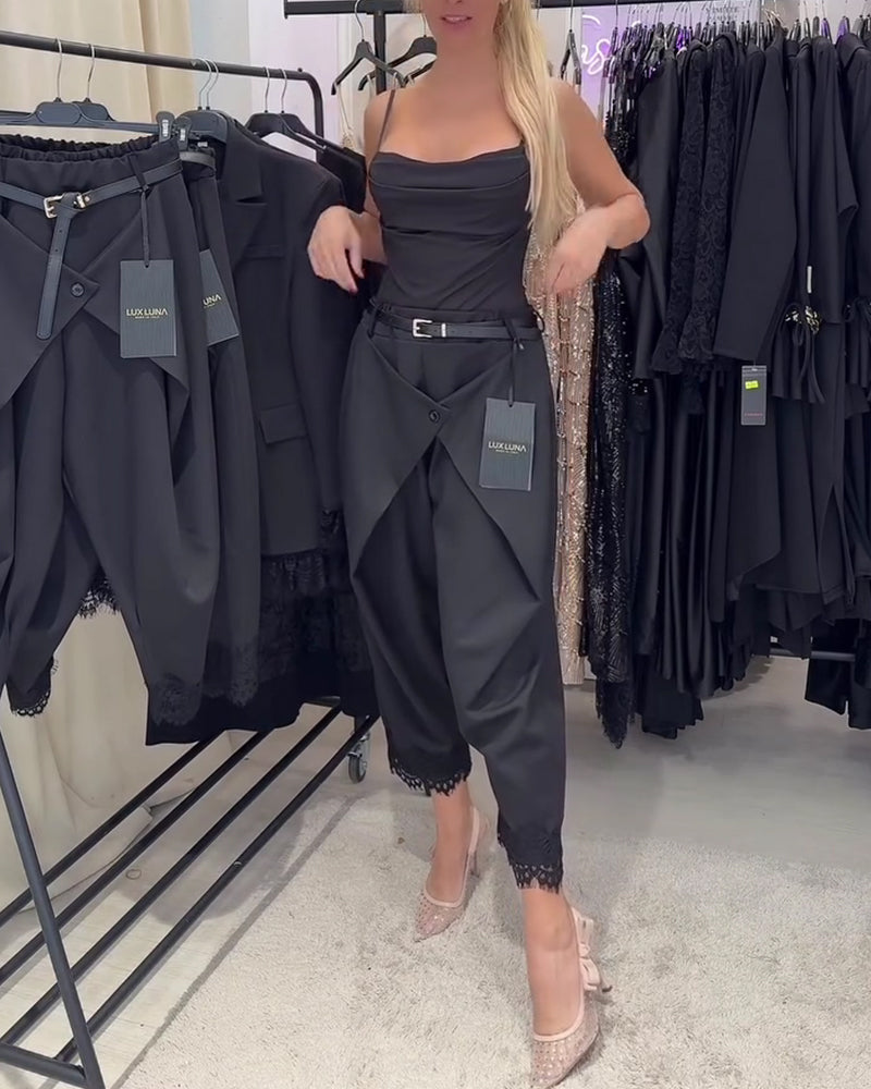 Bukser Modne Knipling Stiksning Harem