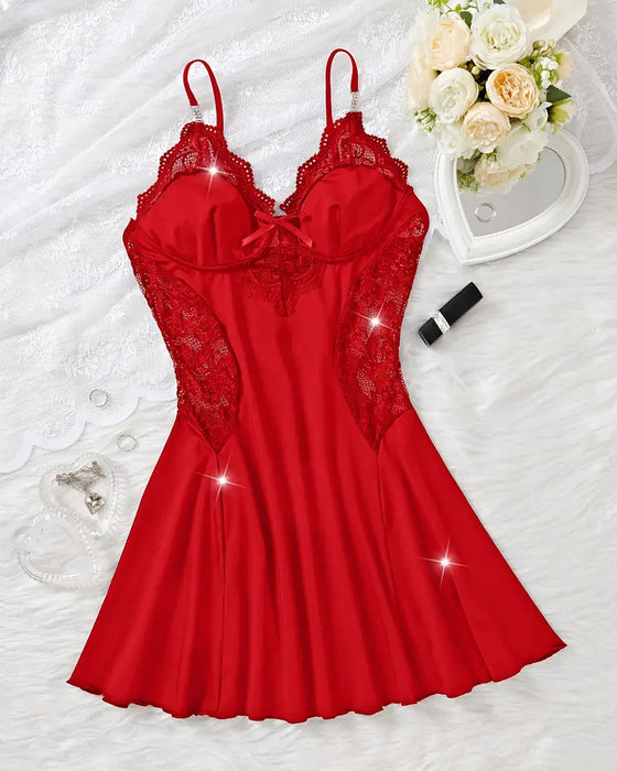 Natkjole Sexigt Strømpebånd