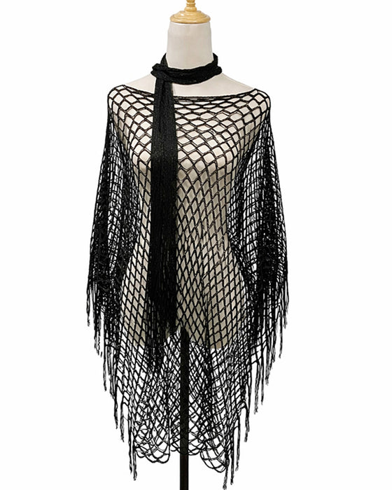 Pullover Frynser Mesh Udskæring