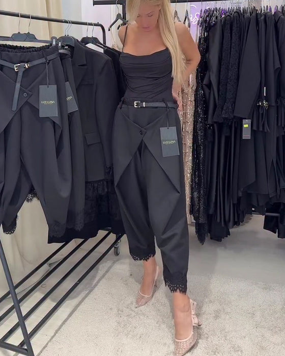 Bukser Modne Knipling Stiksning Harem