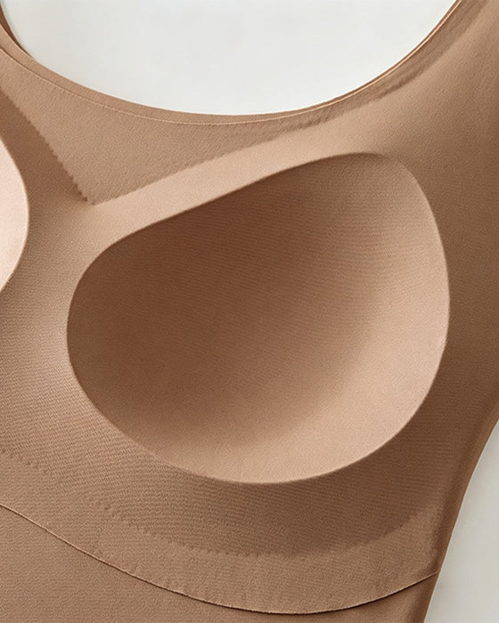 Tank Top Sporløs Indbygget Bh