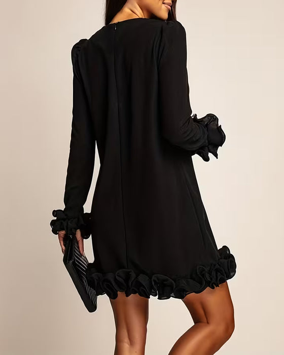 Kjole Pufærme Lige Blomsterknop