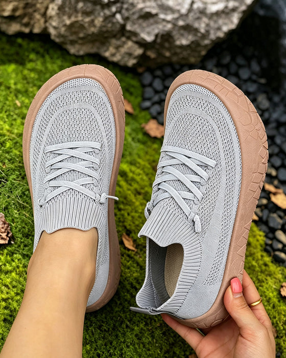 Flad Gå Sneakers Komfort