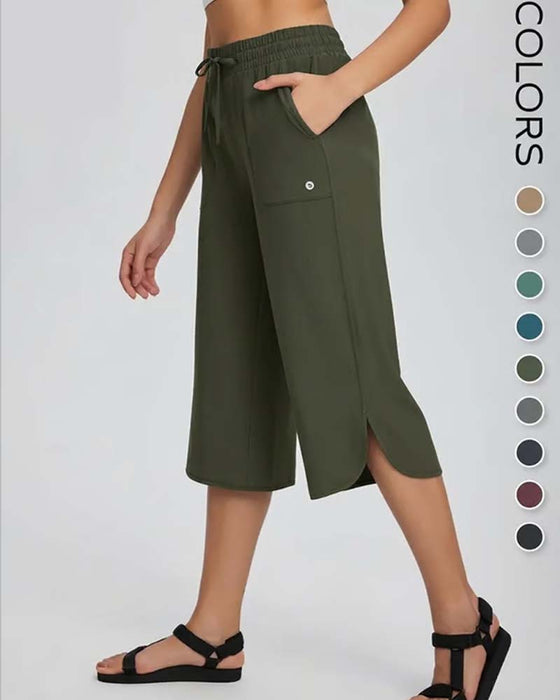 👖 Capris Kvinder Bredt Ben Yoga