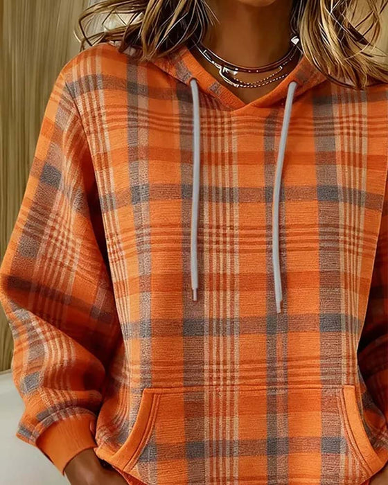Hoodie ternet Lomme Casual