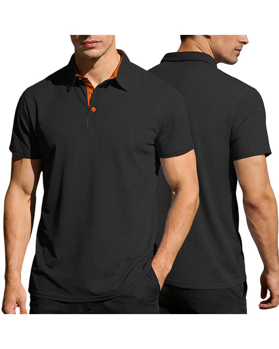 Herre T-Shirt, Ensfarvet, Korte Ærmer