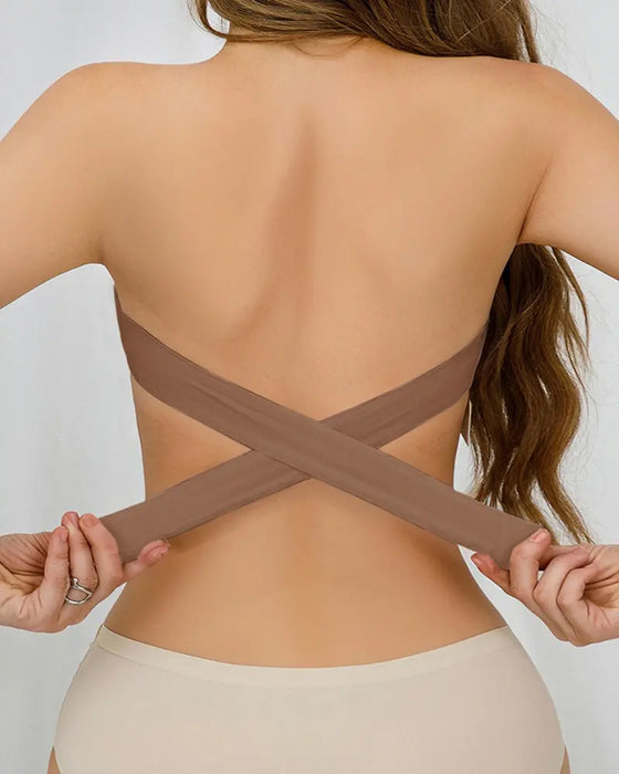 Bh-Top Stropløs Sømløs Lukning I Siden Krydset