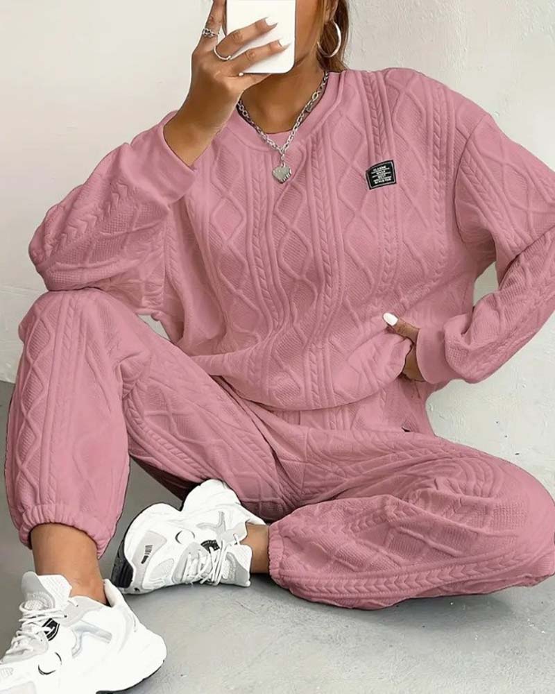 Topless Sæt Trådet Jacquard Casual