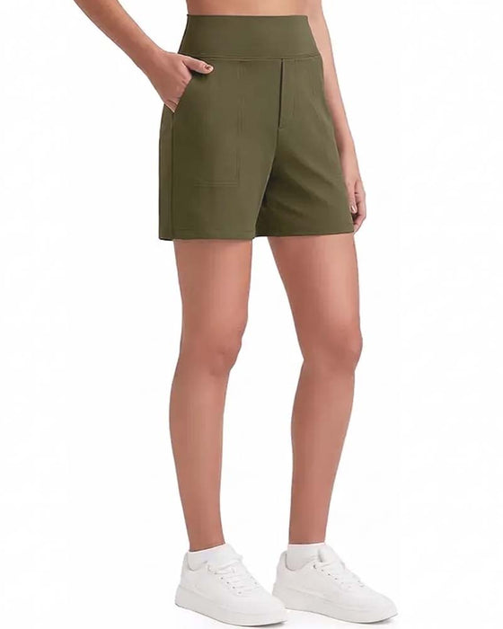 Shorts Høj Talje Atletisk Løb