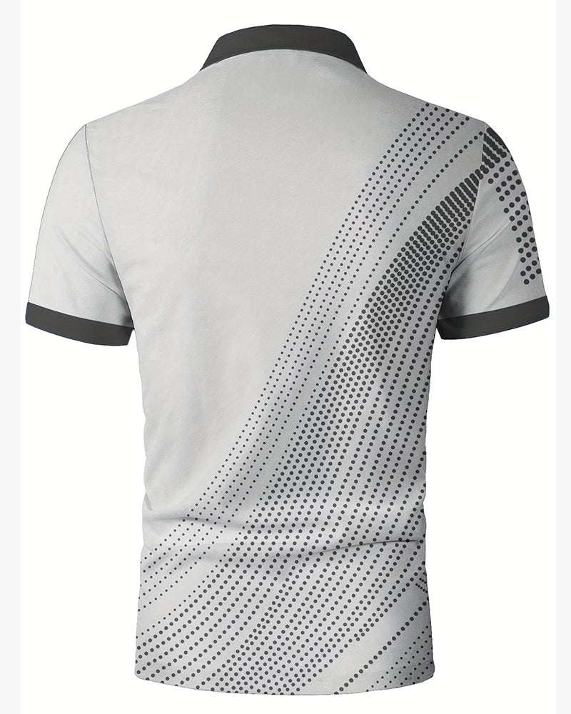 Herre T-Shirt Afslappet Med Krave