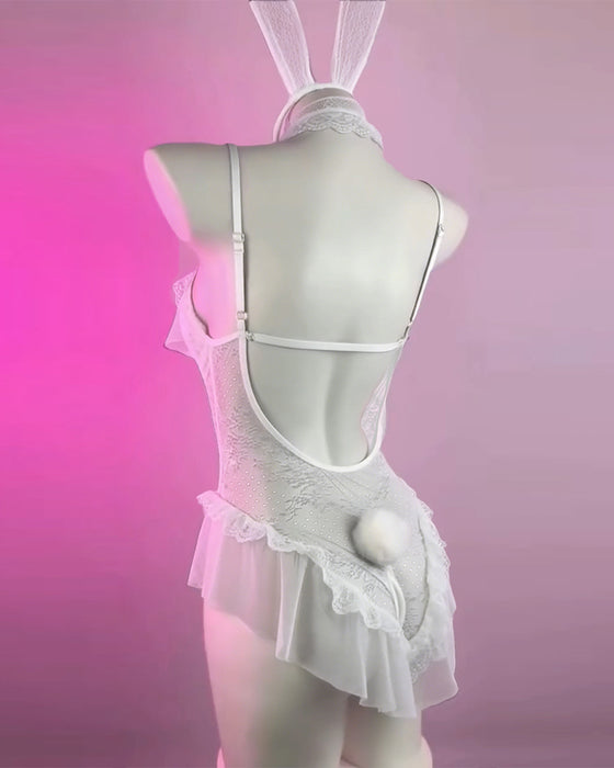 Sensuelt Undertøjssæt Med Nem Adgang