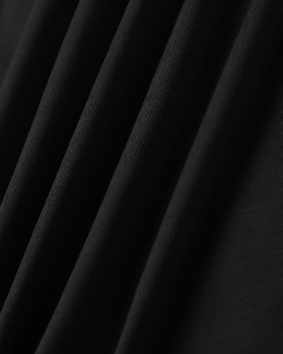 Kjole V-Hals Seler Slukning Trykt