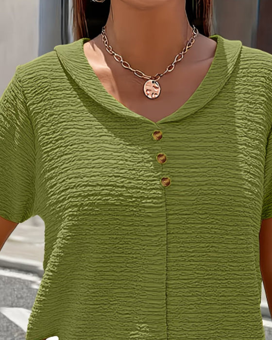 T-shirt Peter Pan Krave Tre Knapper