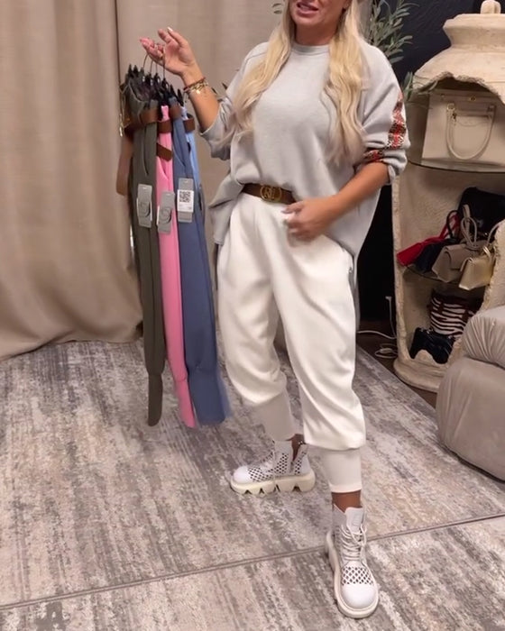 Bukser Ensfarvet Enkel