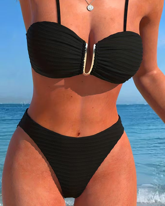 Sexy Bikini Ensfarvet