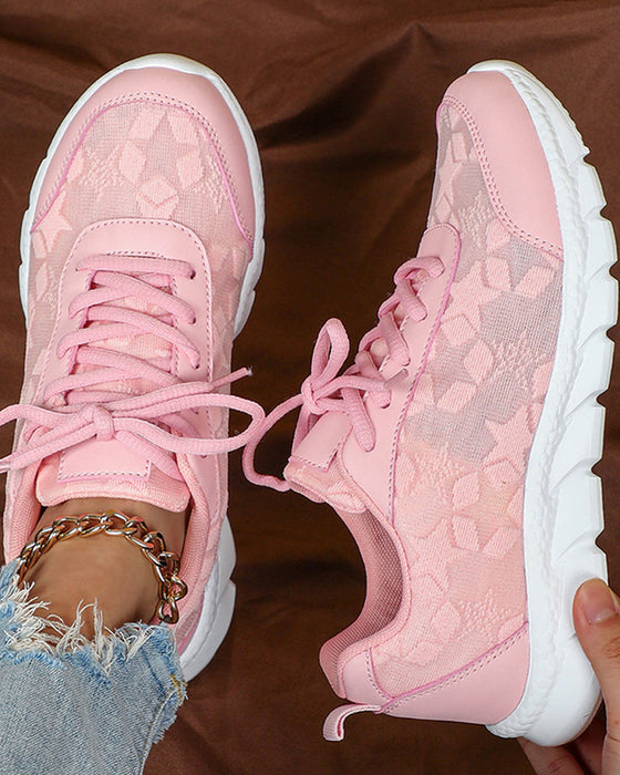 Mønstrede åndbare sneakers (Flere farvevarianter)