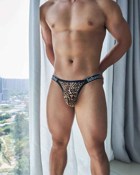 Herre-Tanga Leopardmønstret