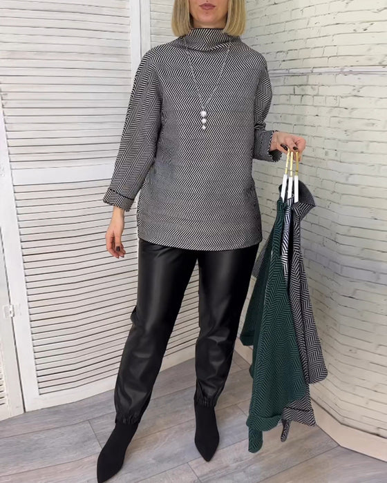 Afslappet rullekravetop