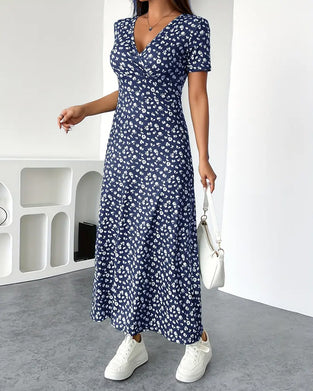 Kjole Sexet Elegant Mønstret