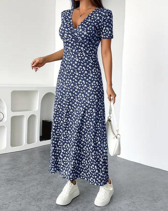 Kjole Sexet Elegant Mønstret