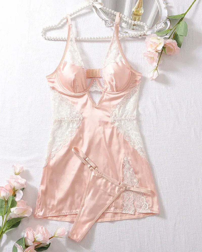 Natkjole Sexy Camisole Splittet