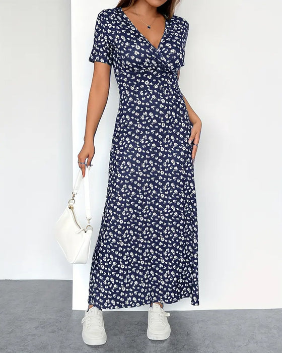 Kjole Sexet Elegant Mønstret