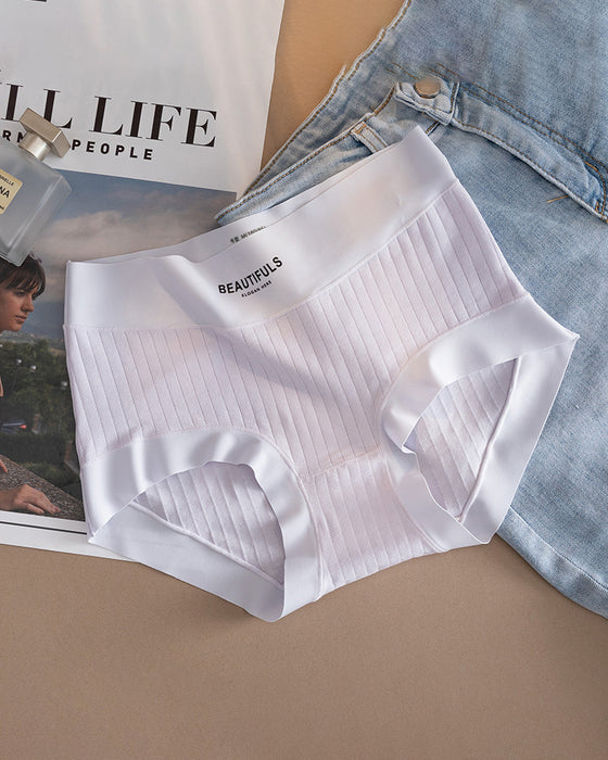 Trusser Langfibret Bomuld Høj Talje