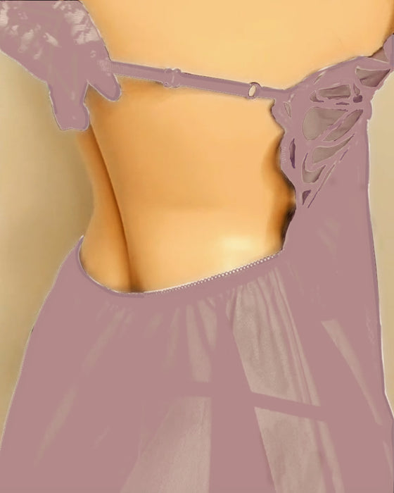 Kølig Og Behagelig Natkjole I Plusstørrelse