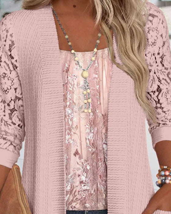 Topp Med Faux To-Dels Look Og Lappearbejde