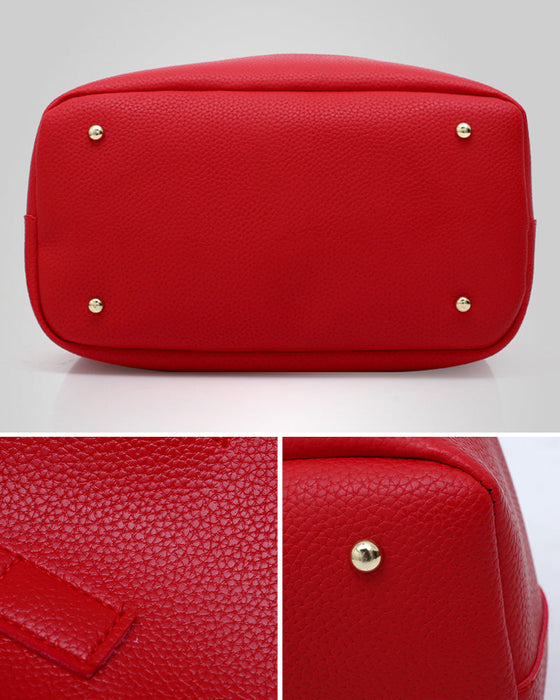 Stilfuld skuldertaske eller bucket bag