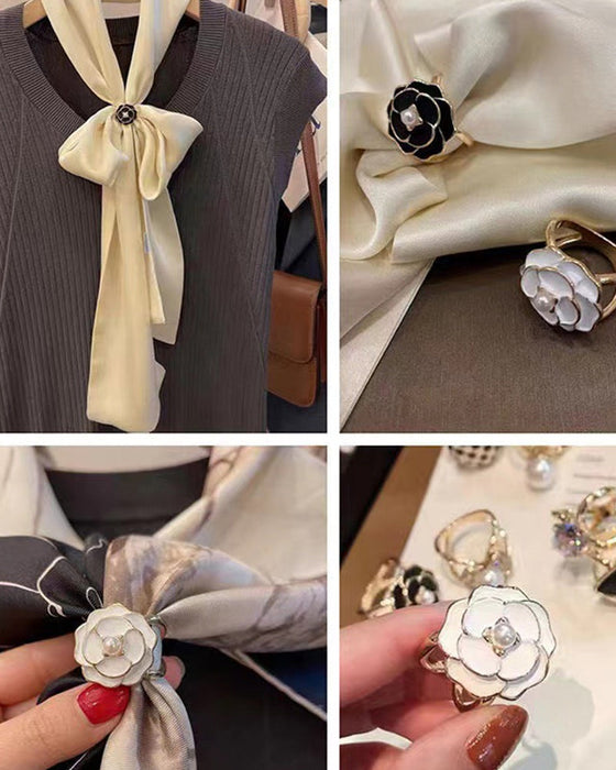 Camellia tørklædespænde