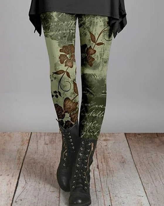 Leggings i etnisk retrostil