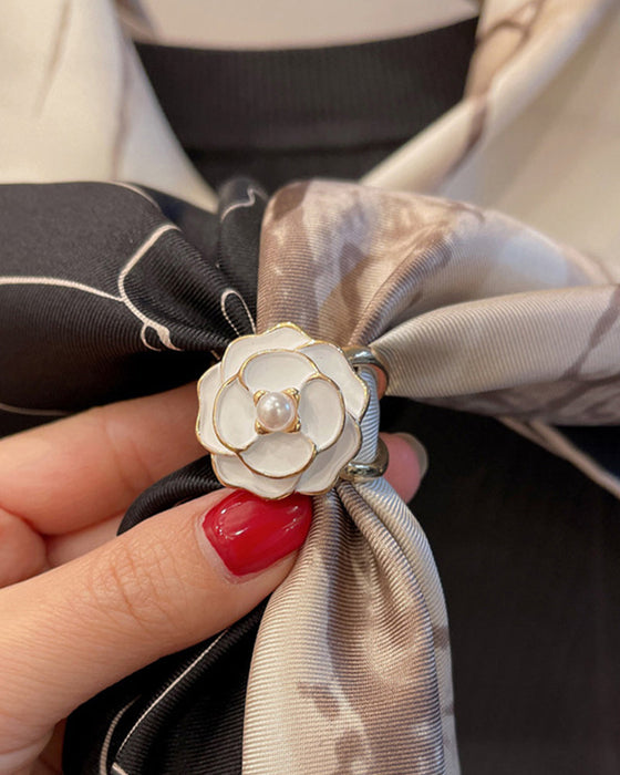 Camellia tørklædespænde
