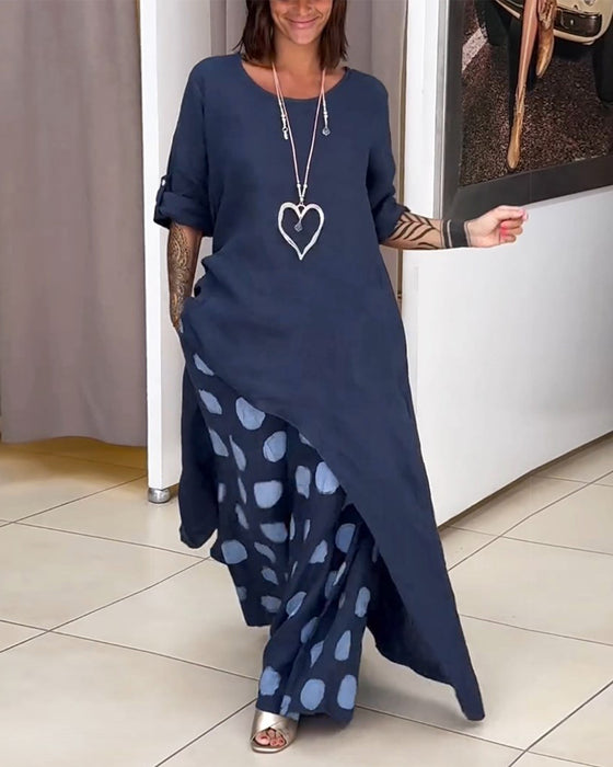 Kvinders afslappet løst temperamentdragt