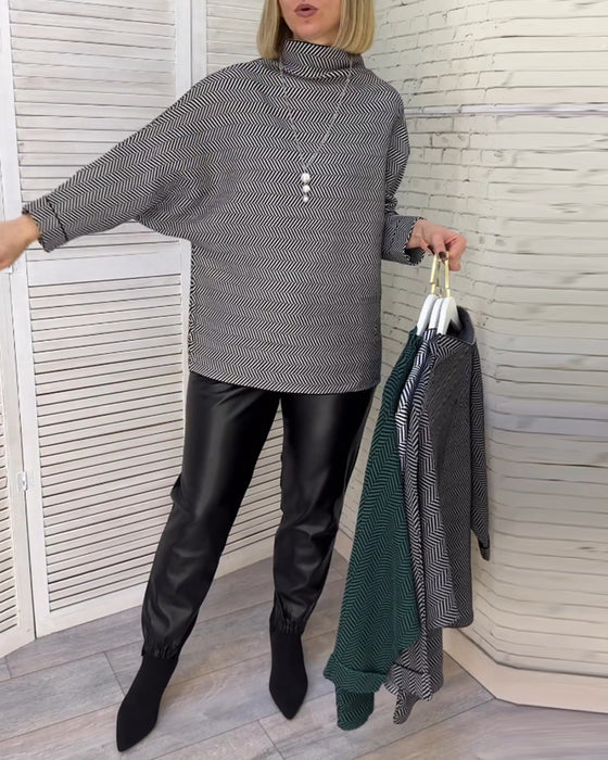 Afslappet rullekravetop