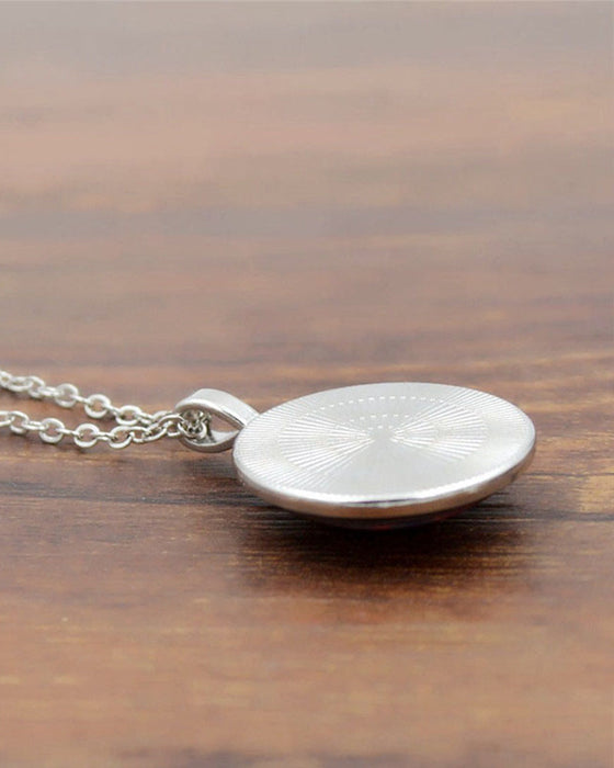 Mandala blomst ædelstenshalskædesæt