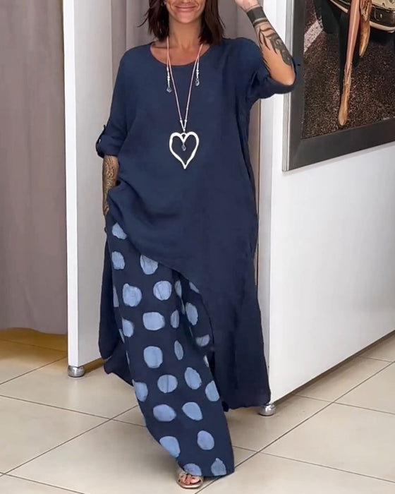 Kvinders afslappet løst temperamentdragt