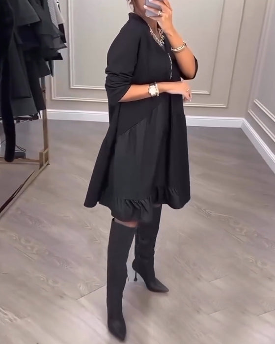 Stilfuld kjole med lommer